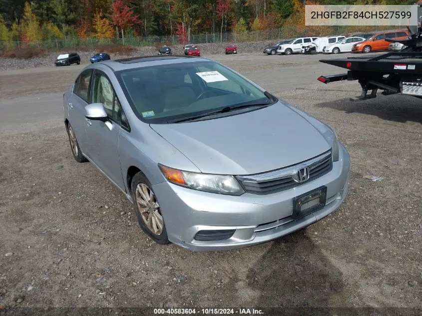 2HGFB2F84CH527599 2012 Honda Civic Ex