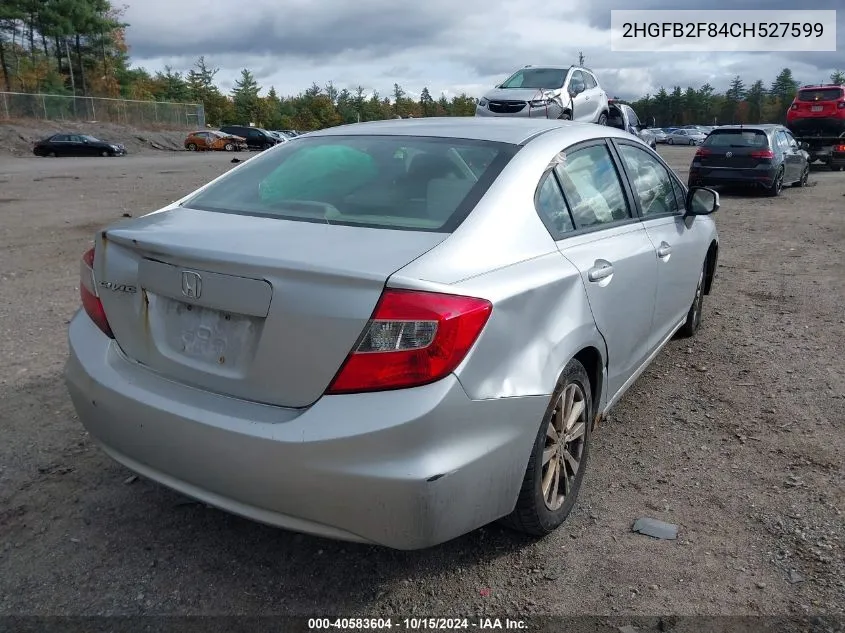 2HGFB2F84CH527599 2012 Honda Civic Ex