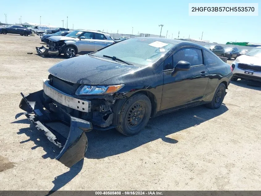 2HGFG3B57CH553570 2012 Honda Civic Lx