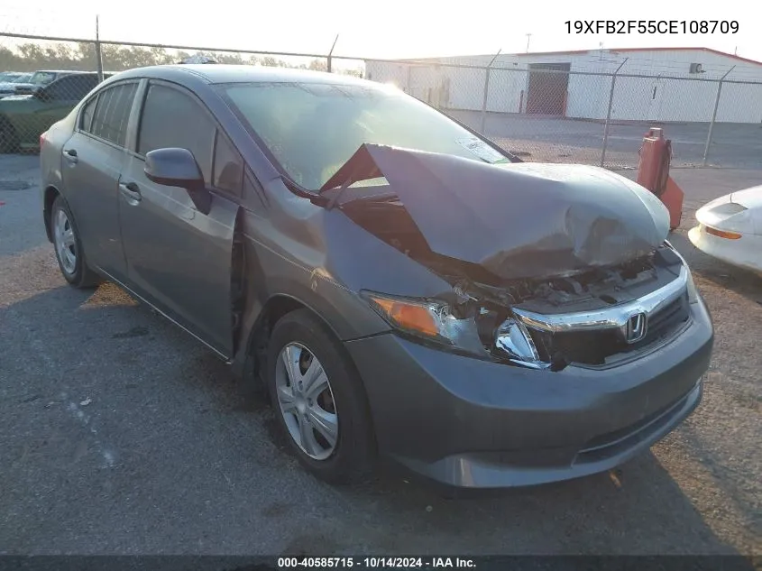 19XFB2F55CE108709 2012 Honda Civic Lx