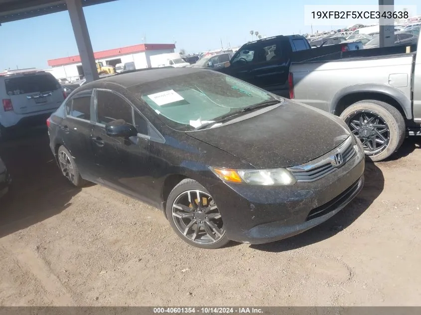 19XFB2F5XCE343638 2012 Honda Civic Lx