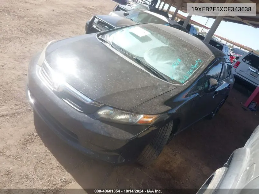 19XFB2F5XCE343638 2012 Honda Civic Lx