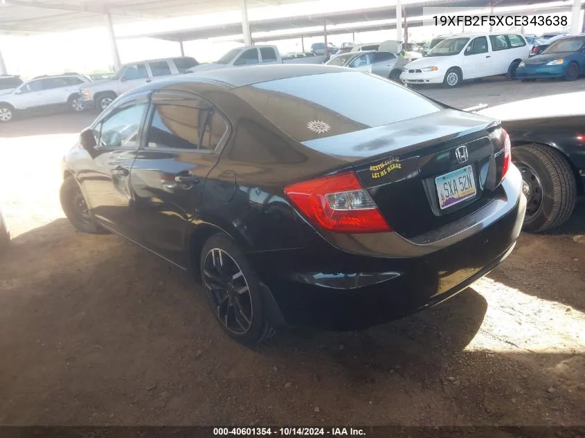 19XFB2F5XCE343638 2012 Honda Civic Lx