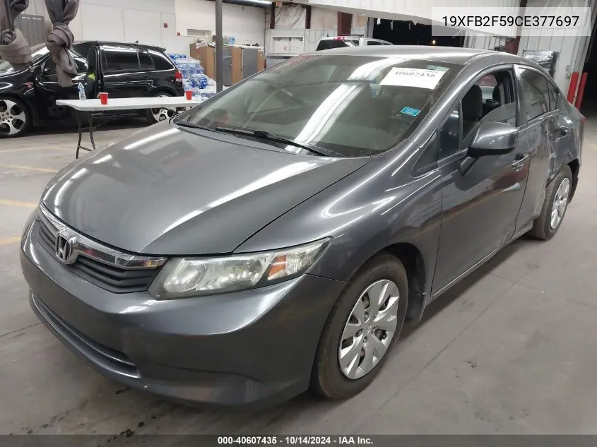 19XFB2F59CE377697 2012 Honda Civic Sdn Lx