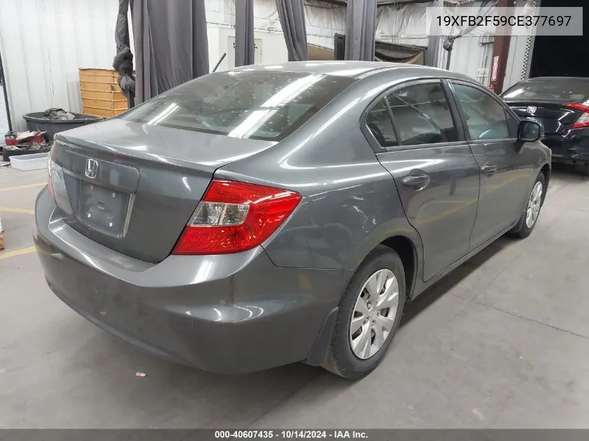 19XFB2F59CE377697 2012 Honda Civic Sdn Lx