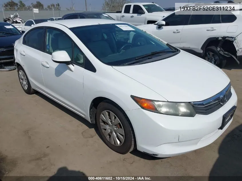 19XFB2F52CE311234 2012 Honda Civic Lx