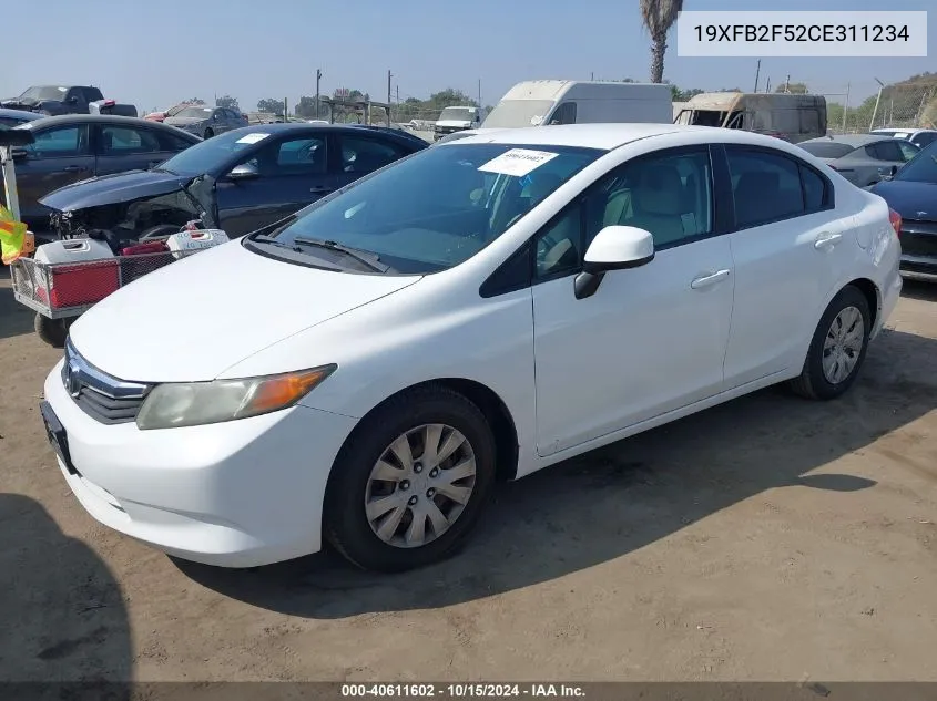 19XFB2F52CE311234 2012 Honda Civic Lx