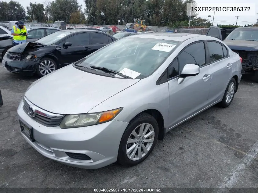 19XFB2F81CE386372 2012 Honda Civic Ex