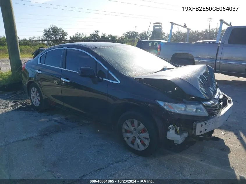 2012 Honda Civic Lx VIN: 19XFB2E50CE064037 Lot: 40661865