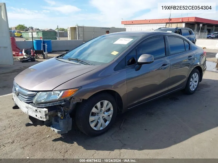 19XFB2E52CE054304 2012 Honda Civic Lx