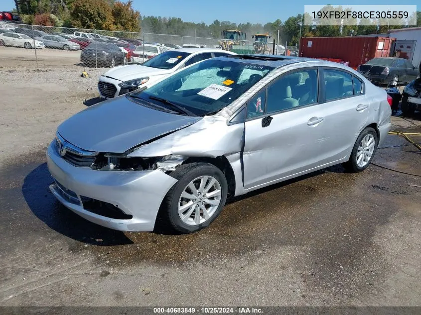 19XFB2F88CE305559 2012 Honda Civic Ex