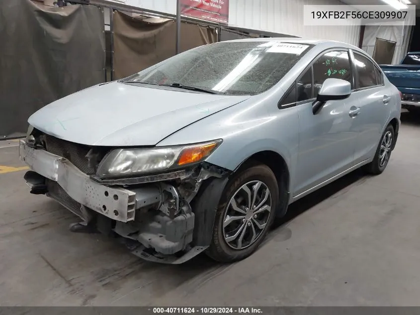 2012 Honda Civic Sdn Lx VIN: 19XFB2F56CE309907 Lot: 40711624