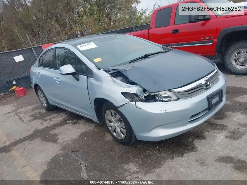 2HGFB2F56CH526282 2012 Honda Civic Lx