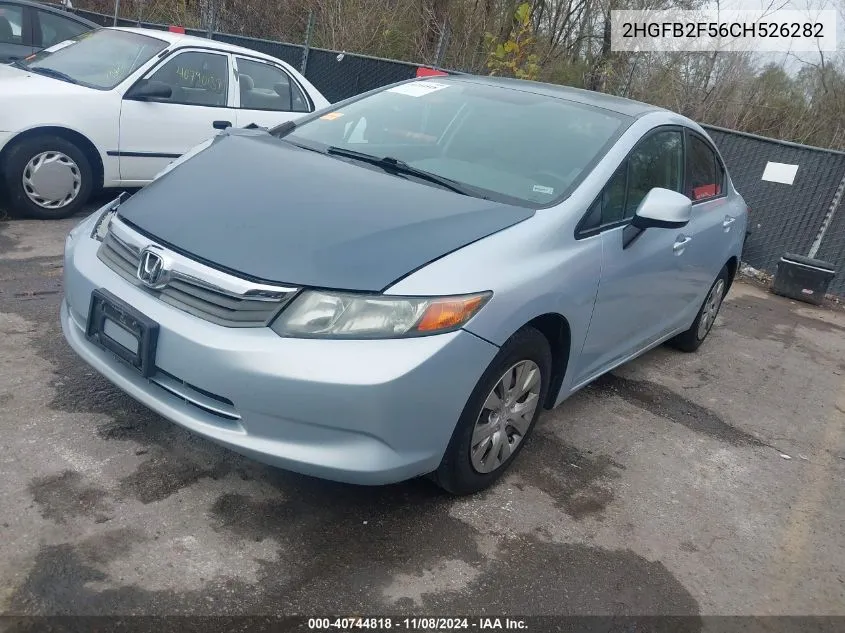 2HGFB2F56CH526282 2012 Honda Civic Lx