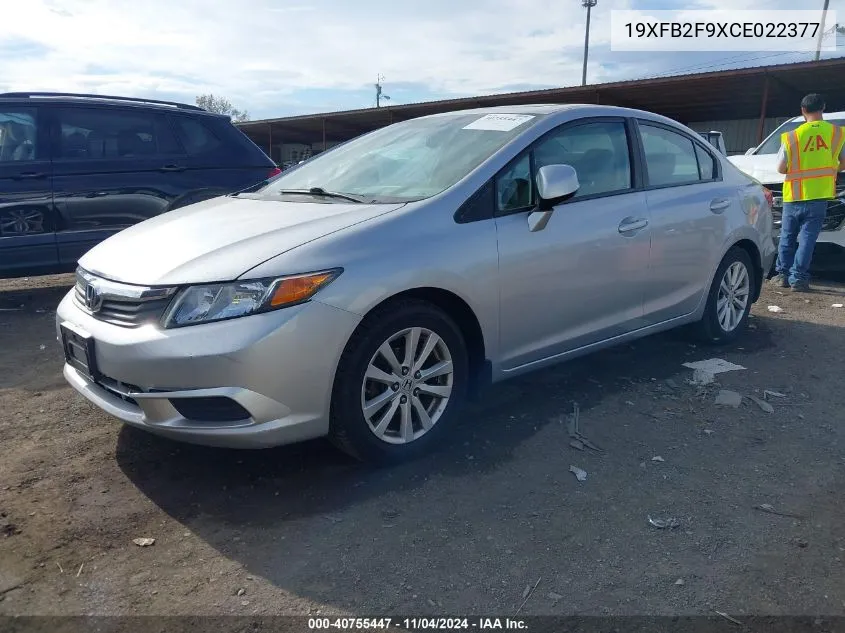 19XFB2F9XCE022377 2012 Honda Civic Ex-L