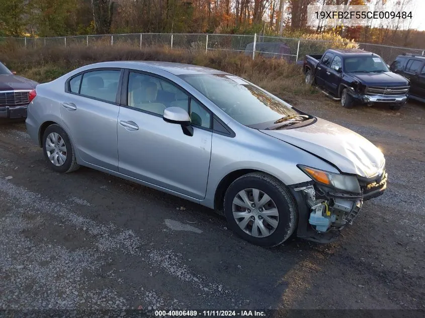 2012 Honda Civic Lx VIN: 19XFB2F55CE009484 Lot: 40806489