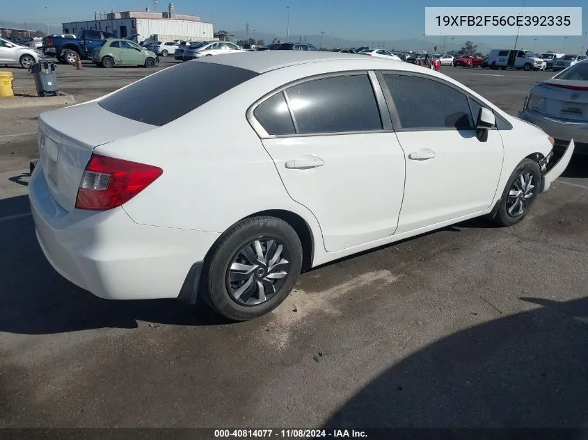 19XFB2F56CE392335 2012 Honda Civic Lx