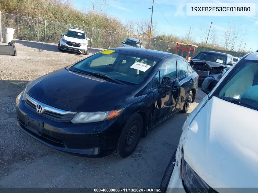 19XFB2F53CE018880 2012 Honda Civic Lx