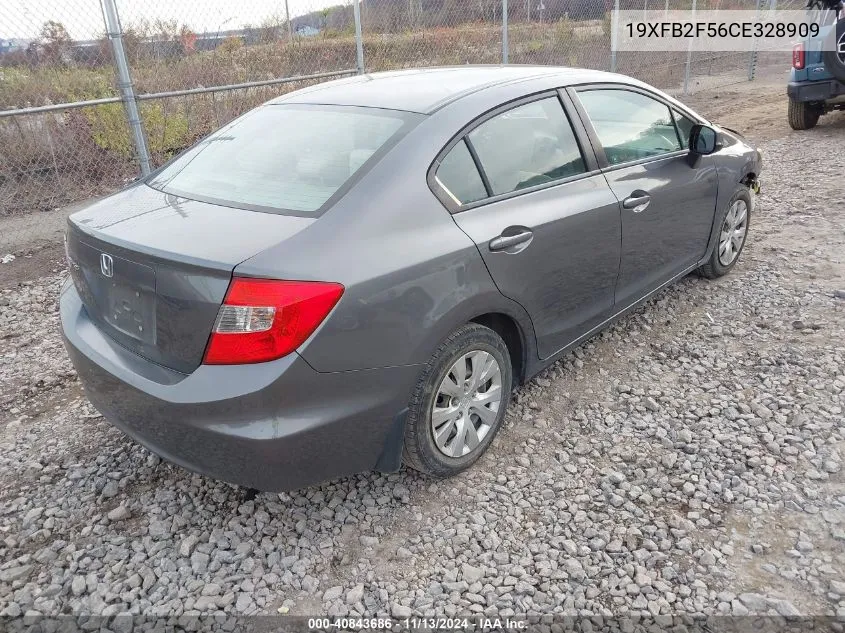 2012 Honda Civic Lx VIN: 19XFB2F56CE328909 Lot: 40843686