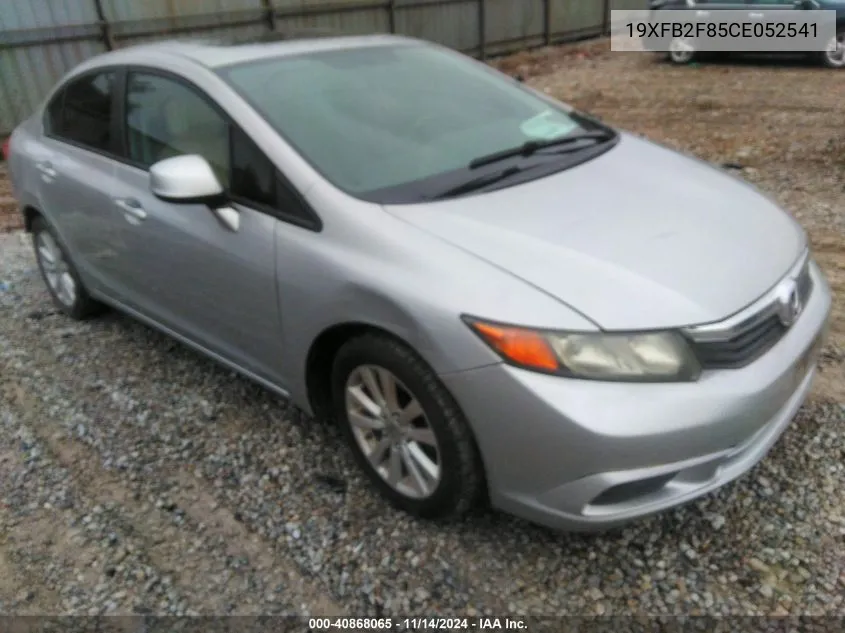 2012 Honda Civic Ex VIN: 19XFB2F85CE052541 Lot: 40868065