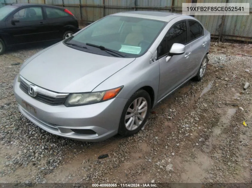 2012 Honda Civic Ex VIN: 19XFB2F85CE052541 Lot: 40868065