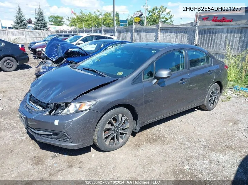 2HGFB2E54DH021277 2013 Honda Civic Sdn