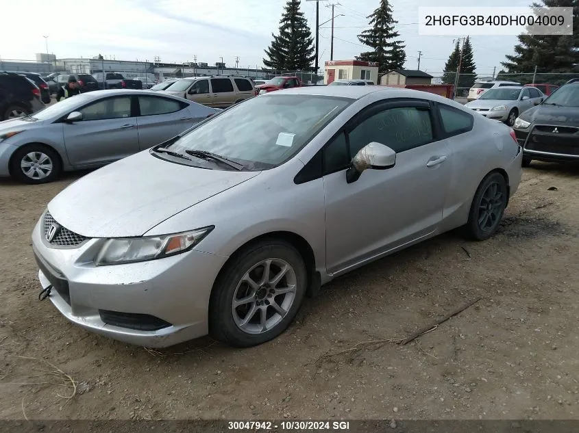 2HGFG3B40DH004009 2013 Honda Civic Lx