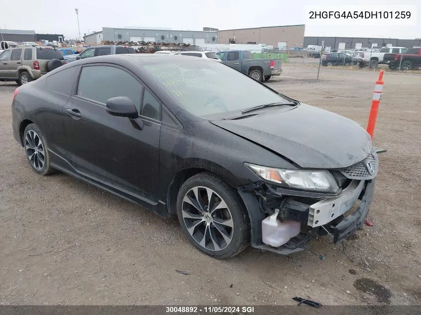 2013 Honda Civic Si VIN: 2HGFG4A54DH101259 Lot: 30048892