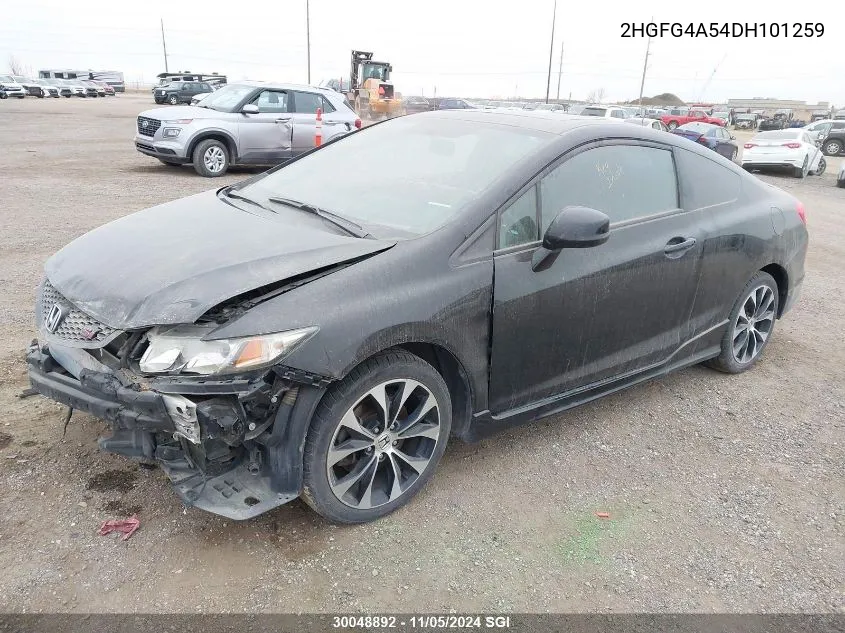 2013 Honda Civic Si VIN: 2HGFG4A54DH101259 Lot: 30048892