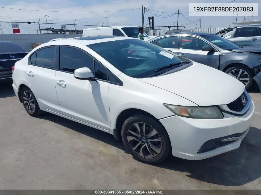 19XFB2F88DE207083 2013 Honda Civic Ex