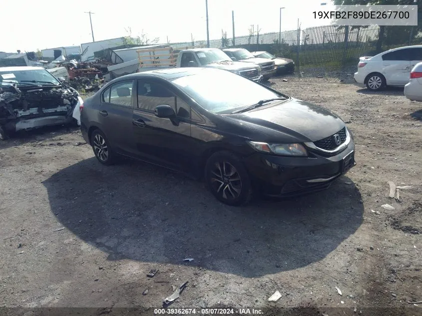 2013 Honda Civic Ex VIN: 19XFB2F89DE267700 Lot: 39362674