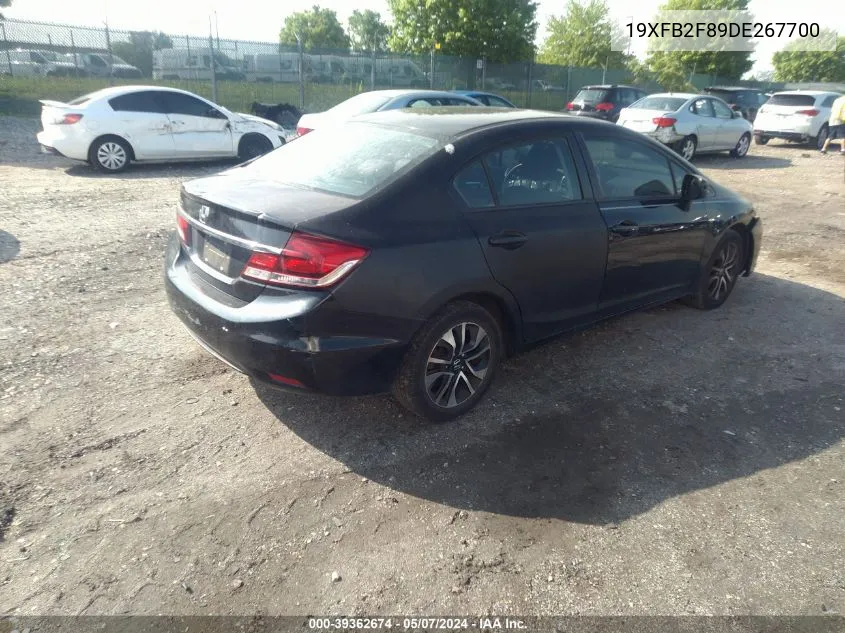 2013 Honda Civic Ex VIN: 19XFB2F89DE267700 Lot: 39362674