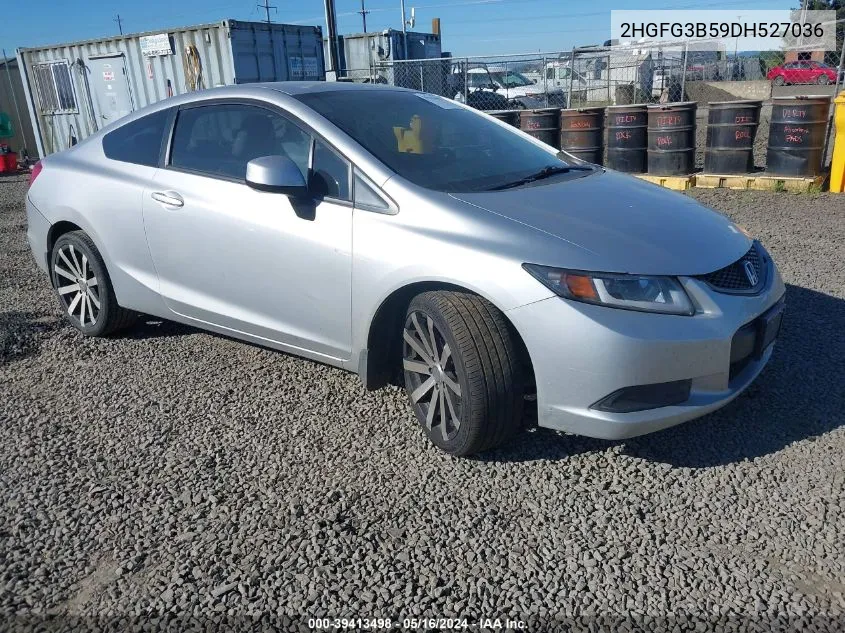 2013 Honda Civic Lx VIN: 2HGFG3B59DH527036 Lot: 39413498