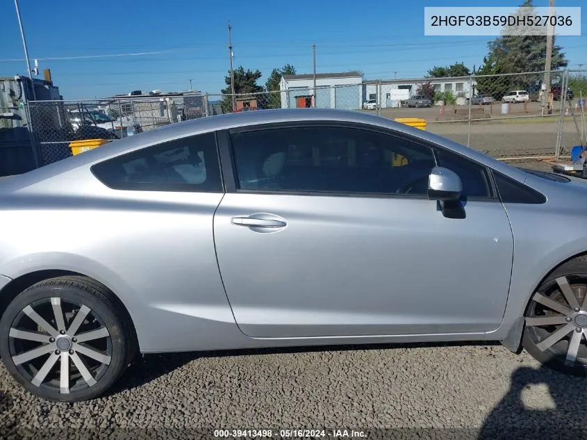 2013 Honda Civic Lx VIN: 2HGFG3B59DH527036 Lot: 39413498