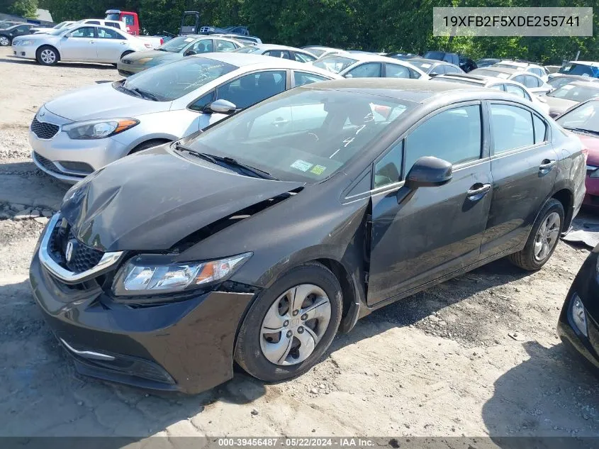 2013 Honda Civic Lx VIN: 19XFB2F5XDE255741 Lot: 39456487