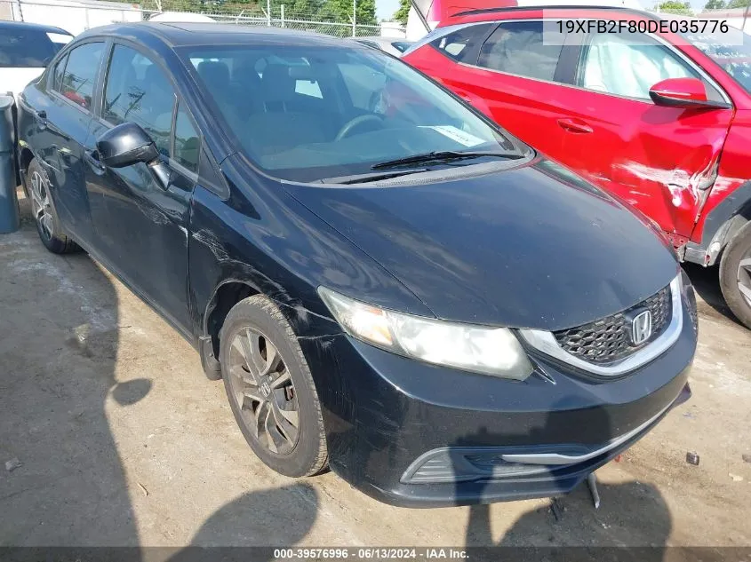 19XFB2F80DE035776 2013 Honda Civic Ex