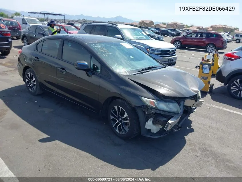 2013 Honda Civic Ex VIN: 19XFB2F82DE066429 Lot: 39599721