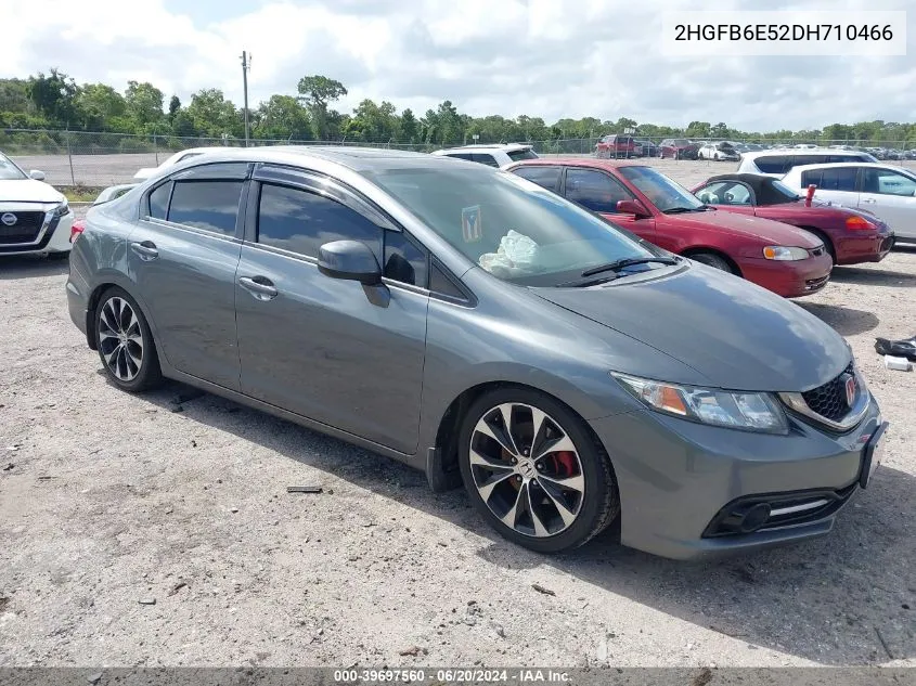 2013 Honda Civic Si VIN: 2HGFB6E52DH710466 Lot: 39697560