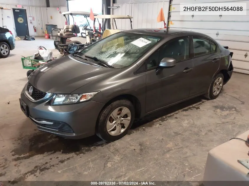 2HGFB2F50DH564088 2013 Honda Civic Lx