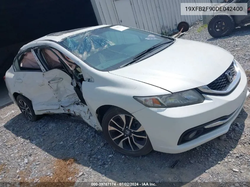 19XFB2F90DE042400 2013 Honda Civic Ex-L