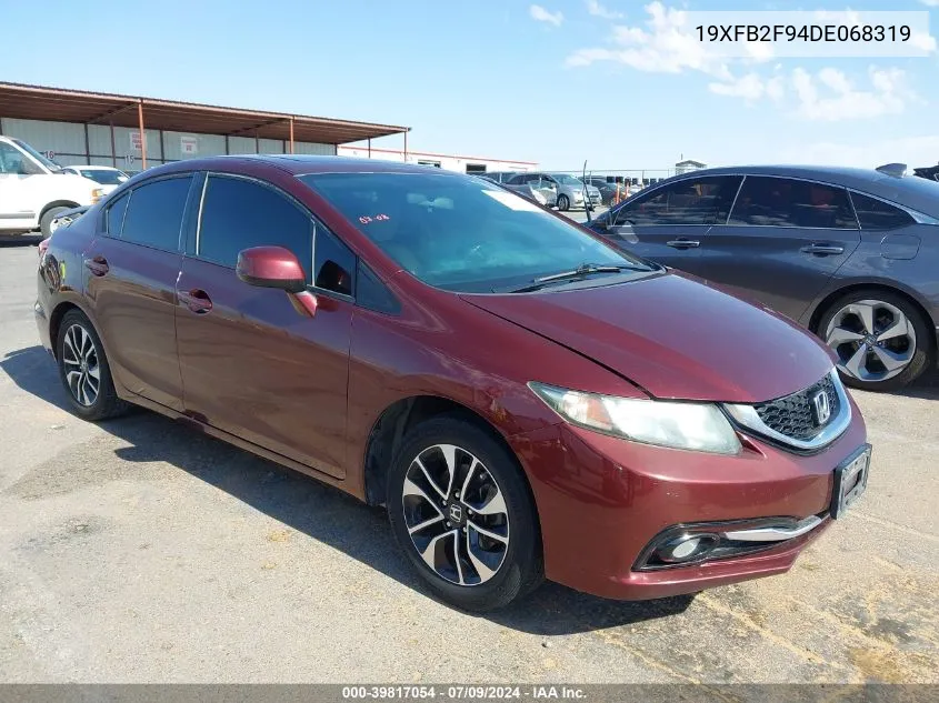 2013 Honda Civic Ex-L VIN: 19XFB2F94DE068319 Lot: 39817054