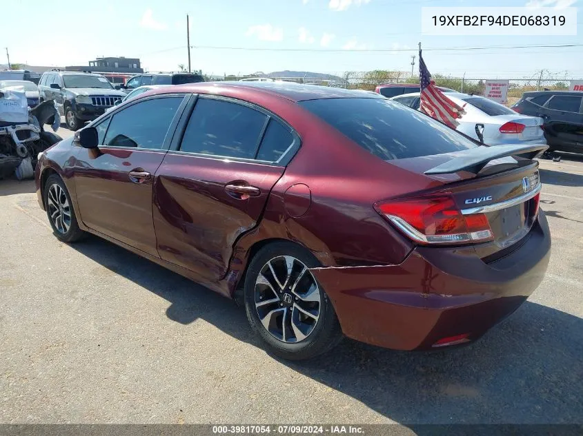 19XFB2F94DE068319 2013 Honda Civic Ex-L