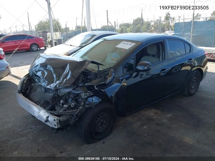 19XFB2F59DE233505 2013 Honda Civic Lx