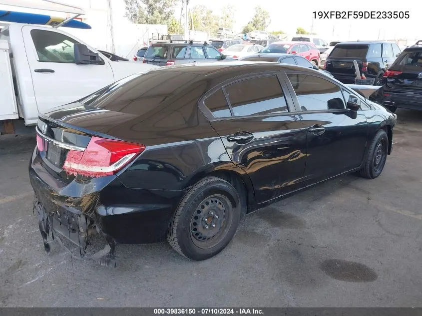 19XFB2F59DE233505 2013 Honda Civic Lx