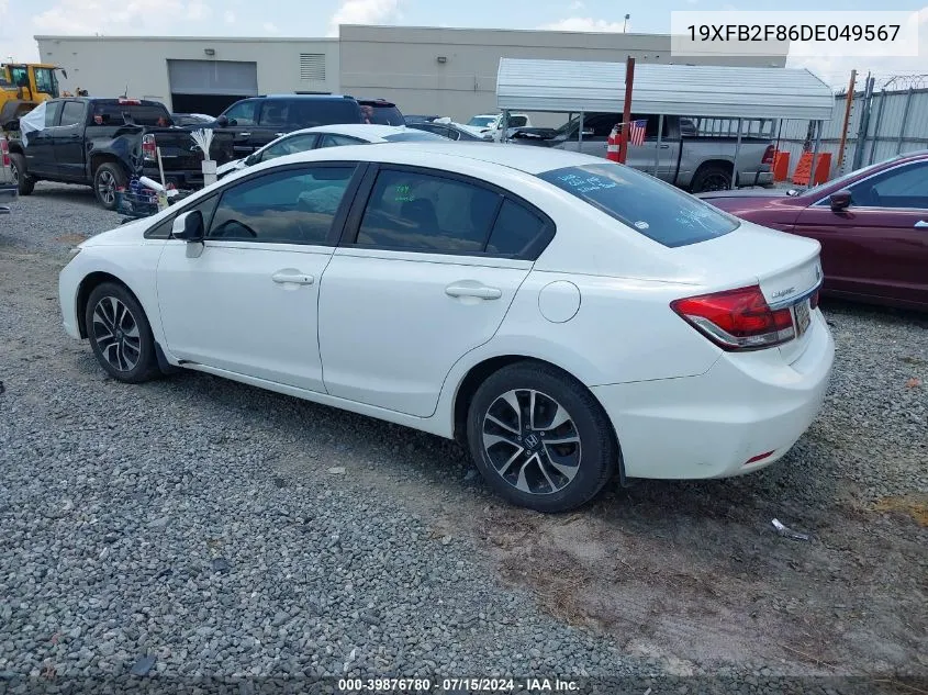 19XFB2F86DE049567 2013 Honda Civic Ex