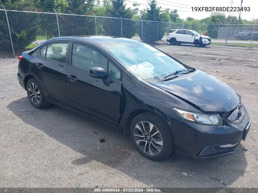 2013 Honda Civic Ex VIN: 19XFB2F88DE223493 Lot: 39906034