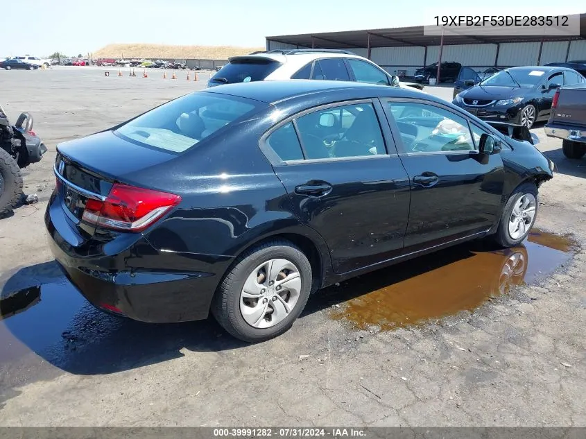 19XFB2F53DE283512 2013 Honda Civic Lx