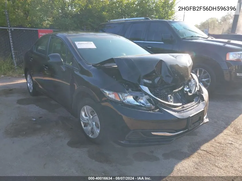 2HGFB2F56DH596396 2013 Honda Civic Lx