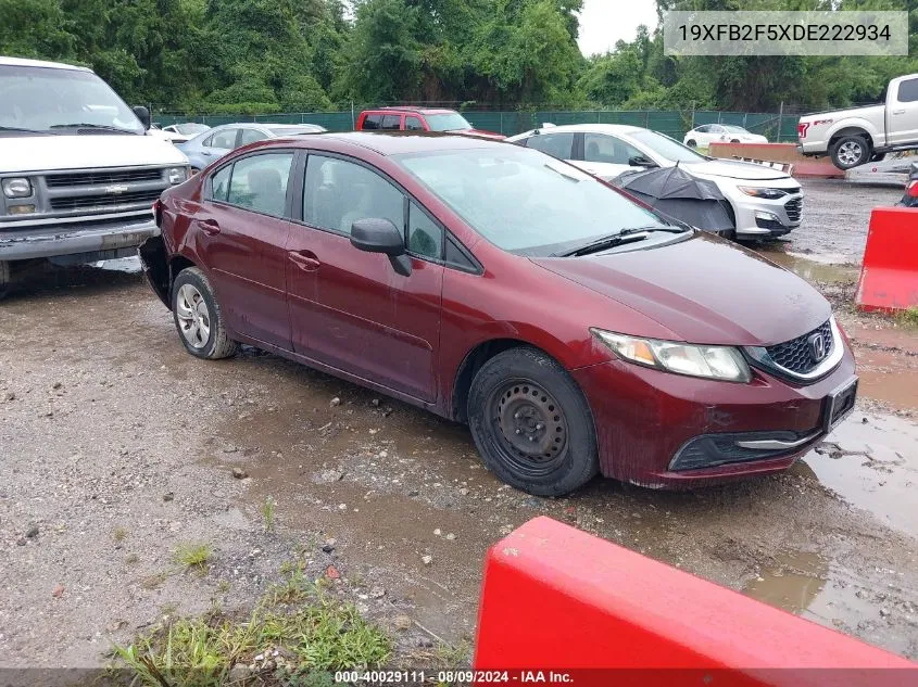 19XFB2F5XDE222934 2013 Honda Civic Lx