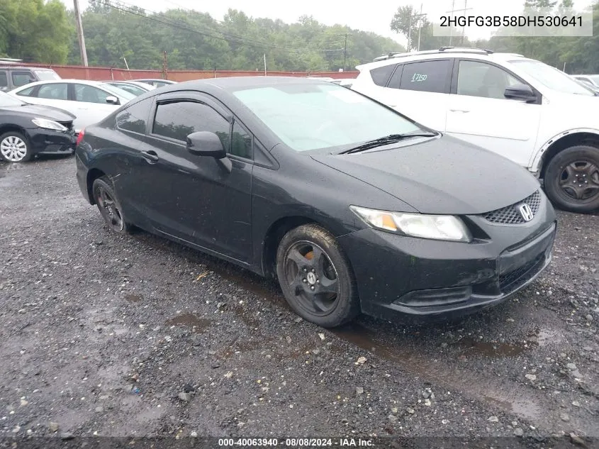 2013 Honda Civic Lx VIN: 2HGFG3B58DH530641 Lot: 40063940